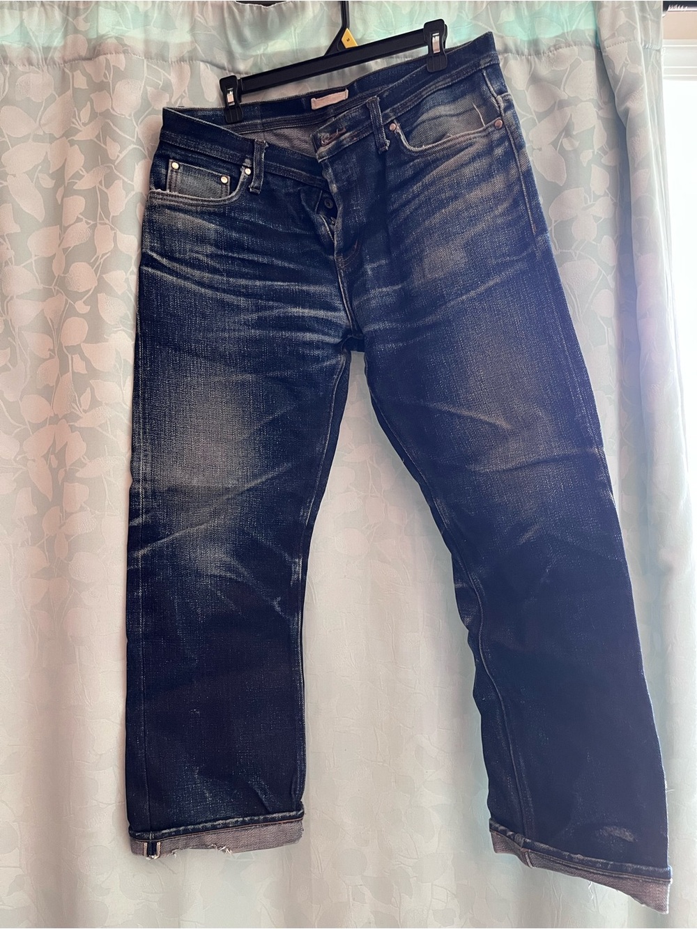 Men's The Unbranded Brand UB321 21 oz Straight Selvedge Raw Denim Jeans 36